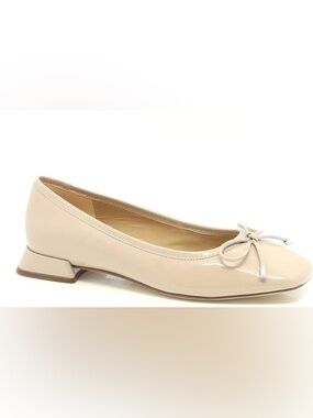 Clarks Bow Patent Leather Ballet Flats US 8.5
